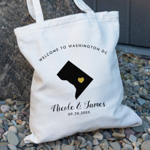 Washington DC Destination Wedding Welcome Bag Tas