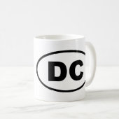 Washington DC District of Columbia Koffiemok (Voorkant rechts)