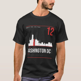 Washington DC DMV Skyline ShiftTape Vol 12 T-shirt