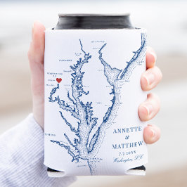 Washington DC Elegante bruiloft gunst Blikjeskoeler