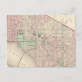 Washington DC en Georgetown Briefkaart (Voorkant)