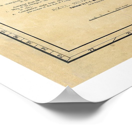 Washington DC Environs Map door Silversparre 1887 Poster (Hoek)