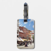 Washington DC - F St.  circa 1906 Bagagelabel (Achterkant verticaal)
