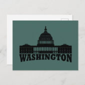 Washington DC Feestdagenkaart (Voorkant / Achterkant)