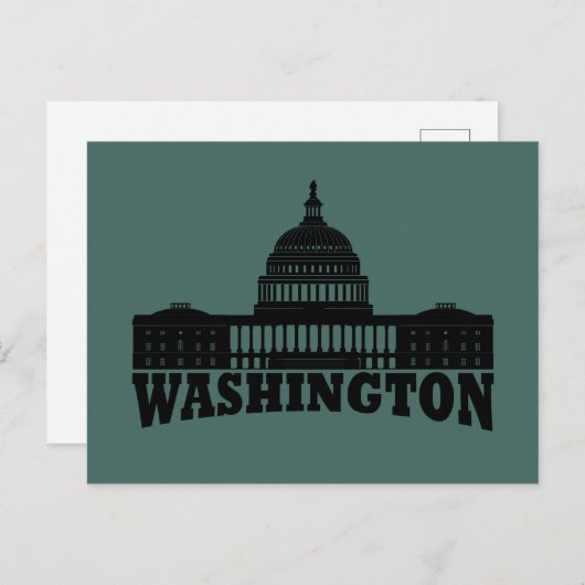 Washington DC Feestdagenkaart (Voorkant / Achterkant)