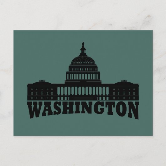 Washington DC Feestdagenkaart (Voorkant)