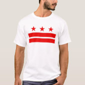 Washington DC Flag D.C. Capitol T-shirt (Voorkant)