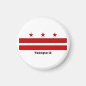 Washington DC Flag Magnet (Voorkant)