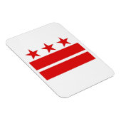 Washington DC Flag Magnet Magneet (Rechterzijde)