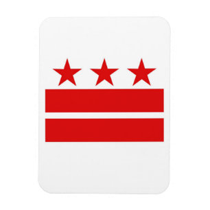 Washington DC Flag Magnet Magneet