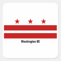 Washington DC Flag Sticker
