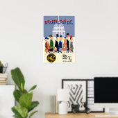 Washington DC-forenzenposter Poster (Thuiskantoor)