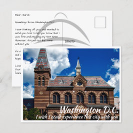 Washington DC Gallaudet University Briefkaart
