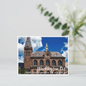 Washington DC Gallaudet University Briefkaart (Staand voorkant)