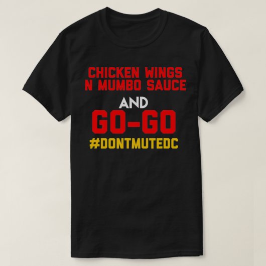 Washington DC, Go-muziek, kip en mumbo T-shirt (Design voorkant)