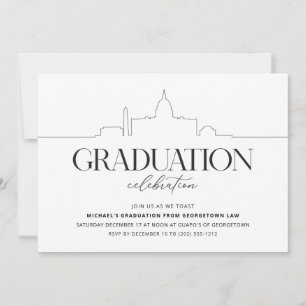 Washington DC Graduation Party Uitnodiging
