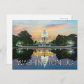 Washington DC | Het Capitolgebouw Briefkaart (Voorkant / Achterkant)