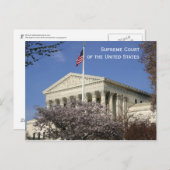 Washington, DC: Het Hooggerechtshof Briefkaart (Voorkant / Achterkant)
