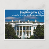 Washington DC Het Witte Huis Briefkaart (Voorkant)