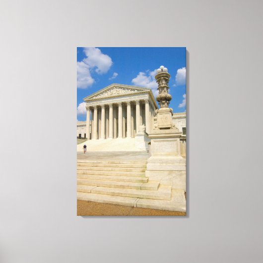 Washington, DC, Hoge Raad gebouw Canvas Afdruk (Voorkant)