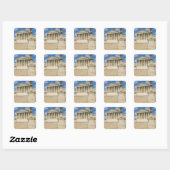 Washington, DC, Hoge Raad-gebouw Vierkante Sticker (Vel)