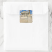 Washington, DC, Hoge Raad-gebouw Vierkante Sticker (Tas)