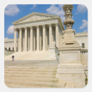 Washington, DC, Hoge Raad-gebouw Vierkante Sticker