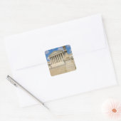 Washington, DC, Hoge Raad-gebouw Vierkante Sticker (Envelop)