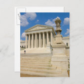 Washington, DC, Hooggerechtshof Building Briefkaart (Voorkant / Achterkant)