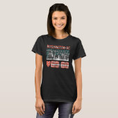 Washington DC I Love Go Music 3 T-shirt (Voorkant volledig)