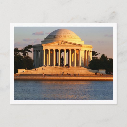 Washington DC Jefferson Memorial Briefkaart (Voorkant)