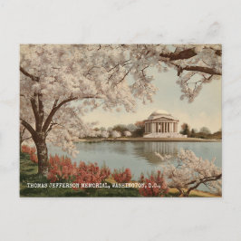 Washington DC Jefferson Memorial Klassieke Reis Briefkaart