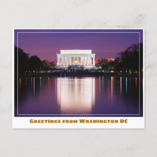 Washington DC Jefferson Memorial met Kersenboom Briefkaart