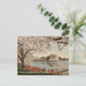 Washington DC Jefferson Memorial Reisposter Briefkaart (Staand voorkant)