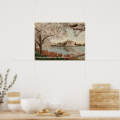 Washington DC Jefferson Memorial Vintage Travel Poster (Keuken)