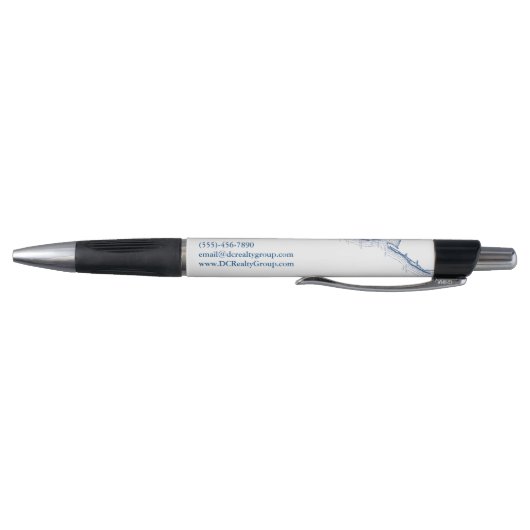 Washington DC Kaart Blue Custom Company Promo Pen (Bodem)