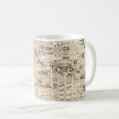 Washington DC Kaart Mok (Voorkant rechts)