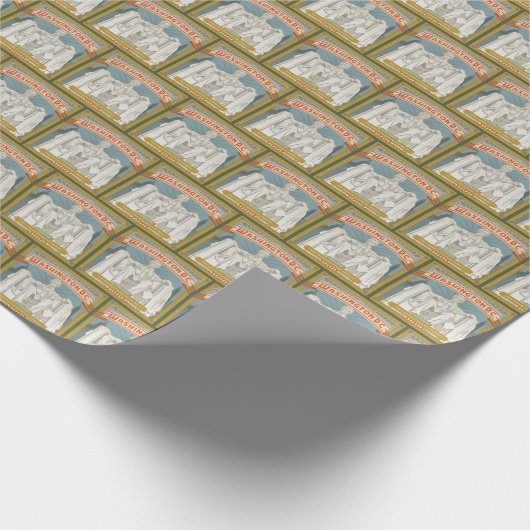 Washington DC | Lincoln Memorial Cadeaupapier (Hoek)