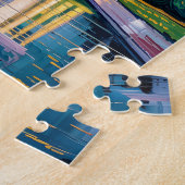 Washington DC Lincoln Memorial Levendig Van Gogh Legpuzzel (Zijkant)