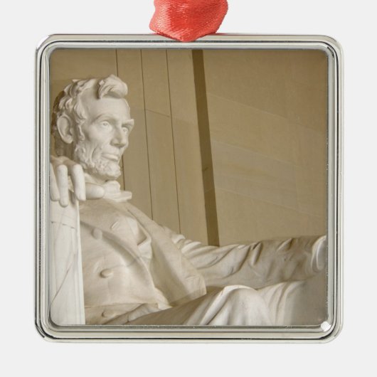 Washington, DC, Lincoln Memorial Metalen Ornament (Voorkant)