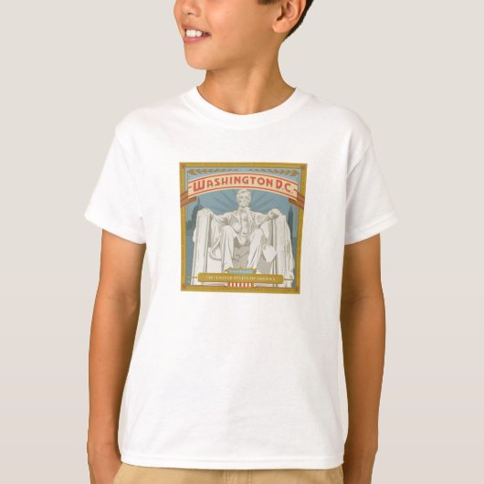 Washington DC | Lincoln Memorial T-shirt (Voorkant)