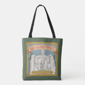 Washington DC | Lincoln Memorial Tote Bag (Achterkant)