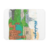 Washington DC Magneet (Horizontaal)