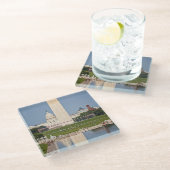 Washington DC Mall Glazen Onderzetter (Schuin)