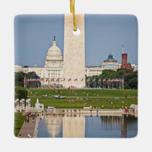 Washington DC Mall Keramisch Ornament