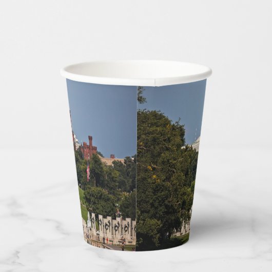 Washington DC Mall Papieren Bekers (Rechts)