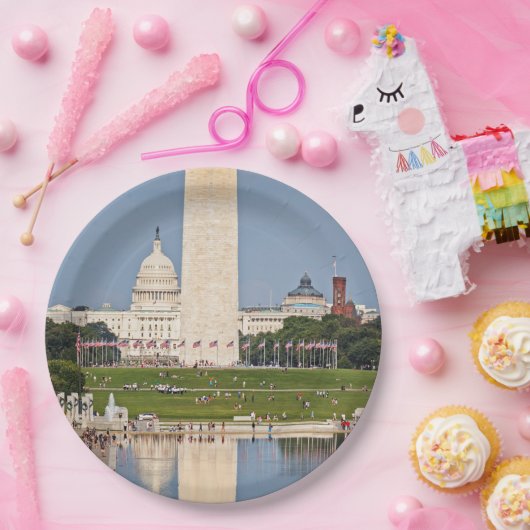 Washington DC Mall Papieren Bordje (Feest)