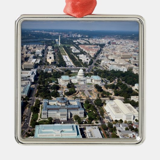 WASHINGTON DC METALEN ORNAMENT (Voorkant)
