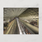 Washington DC-metrotreinstation Briefkaart (Voorkant)