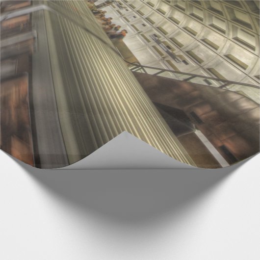 Washington DC-metrotreinstation Cadeaupapier (Hoek)